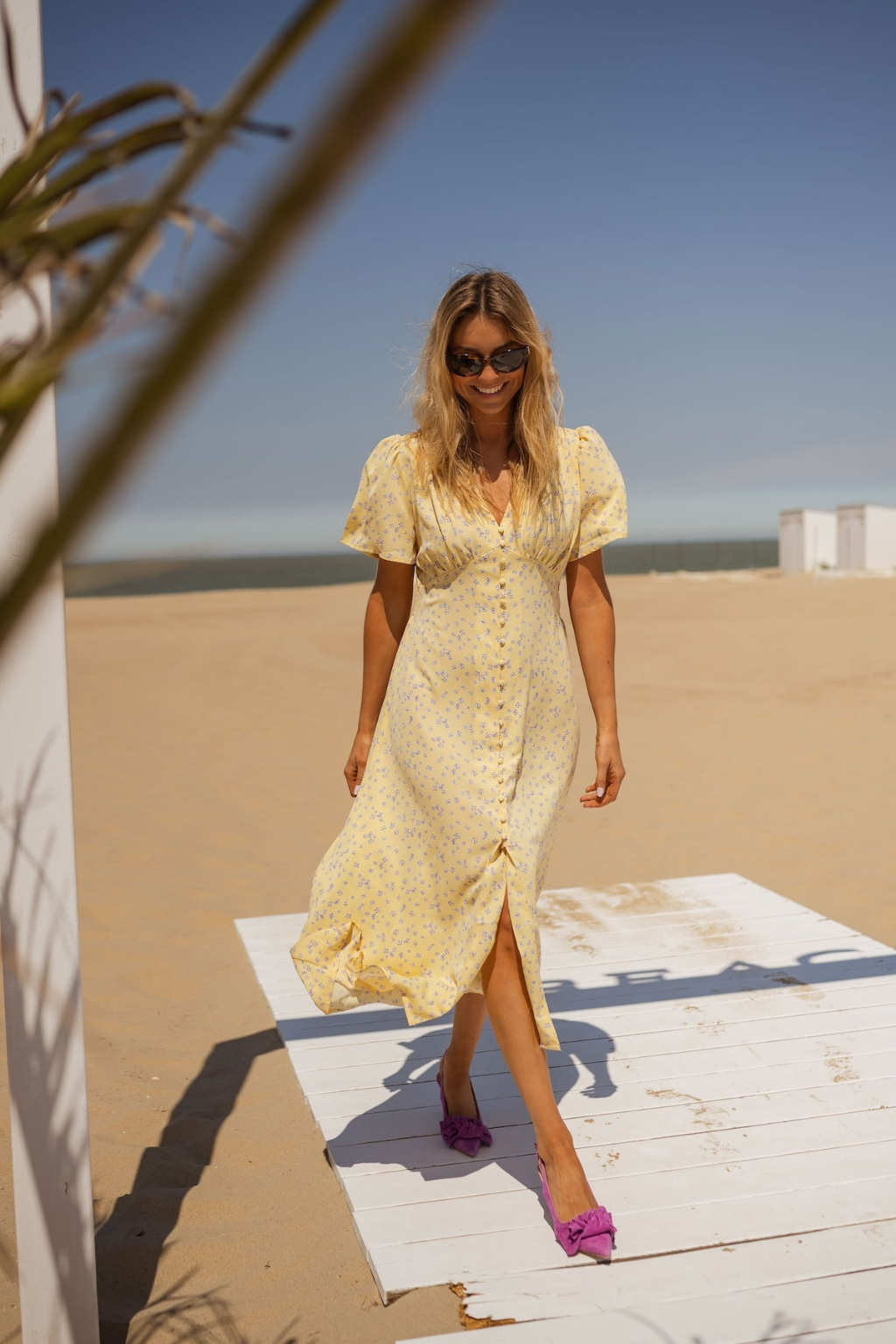 Linnea | Somrig Midiklänning